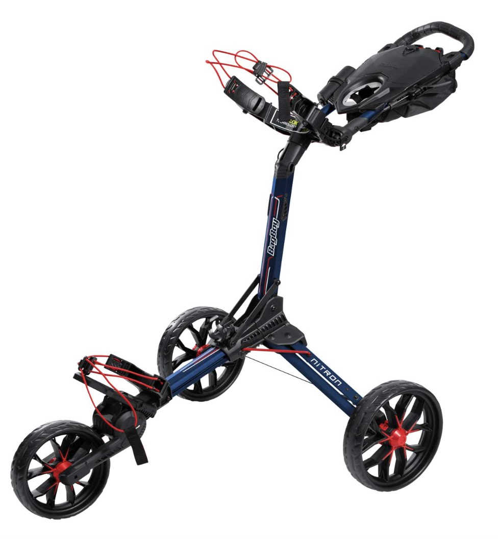 Bag Boy Nitron Push Cart Chariot de Golf 3 Roues Mixte