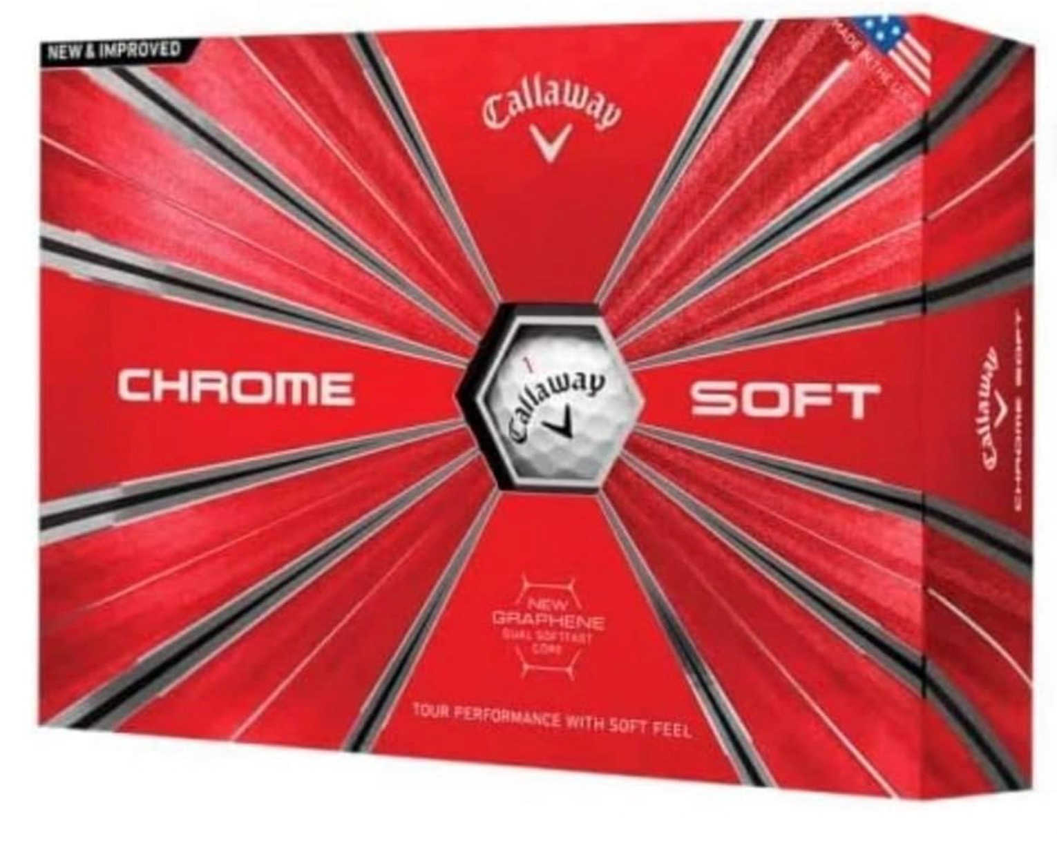 Balles de Golf  Callaway Chrome Soft