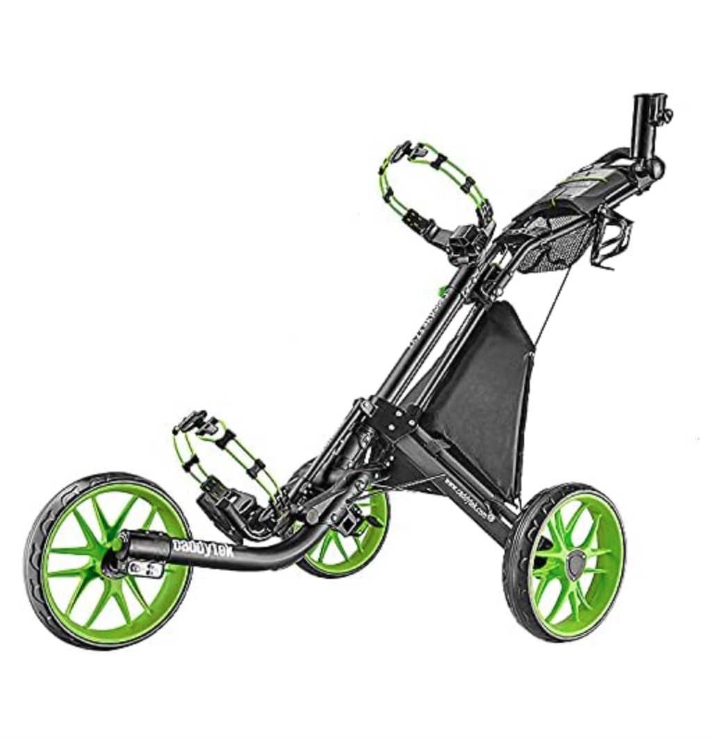 Chariot de golf EZ-Fold (V2) de CaddyTek - 3 roues