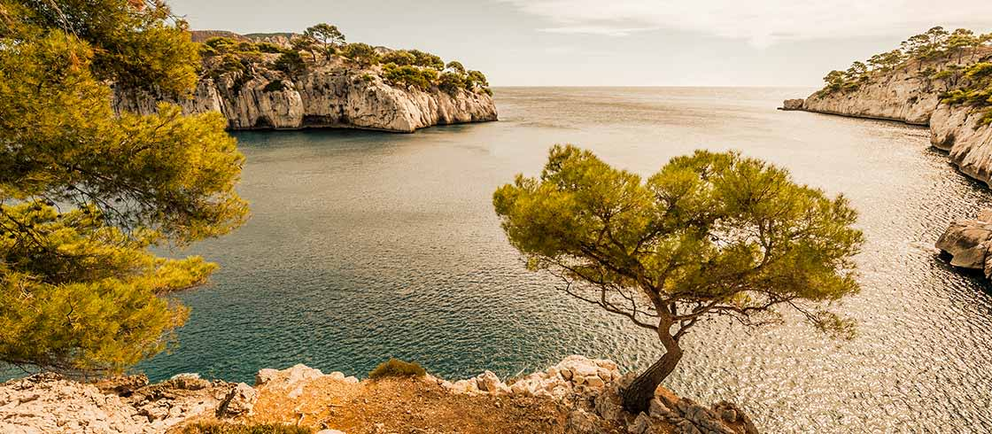 cote d'azur paysage magnifique mer Méditerranée 