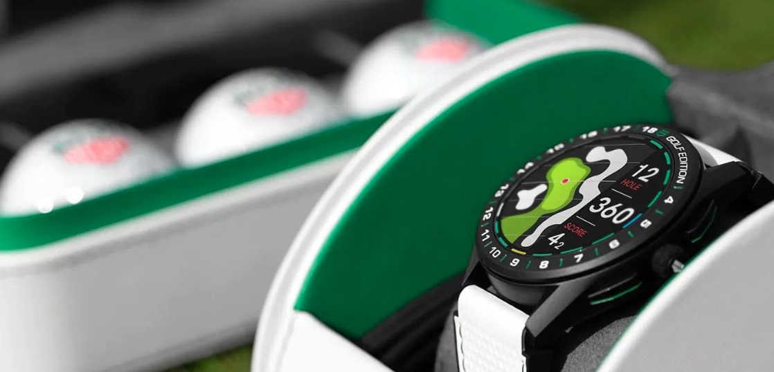 Pour golfeur Montre TAG Heuer qui détecte les swings