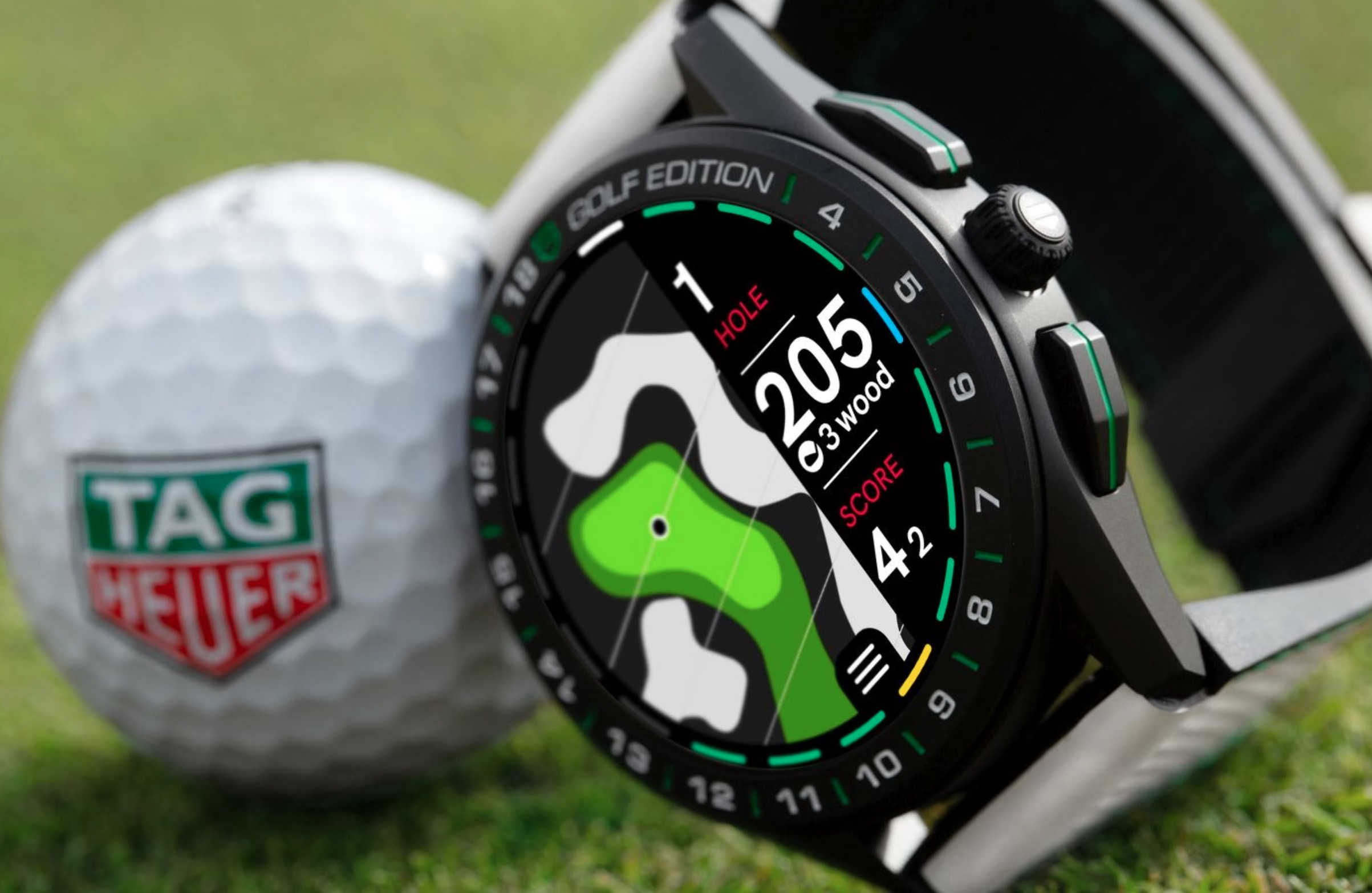 Une montre TAG Heuer E4 révolutionnaire détectant les swings golf